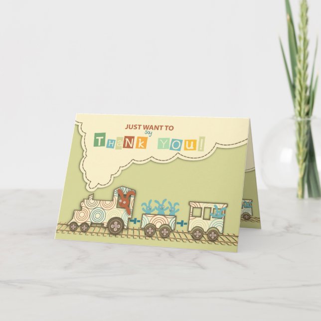 Merci du train Choo Choo (Devant)