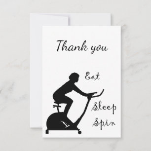 Merci Eat Sleep Spin Class Vélo vélo