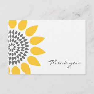 Merci élégant de tournesol