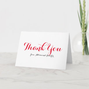 Merci élégant simple personnalisé