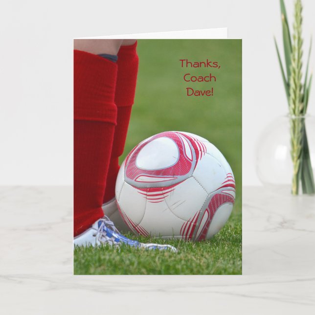 Merci entraîneur de football (Devant)