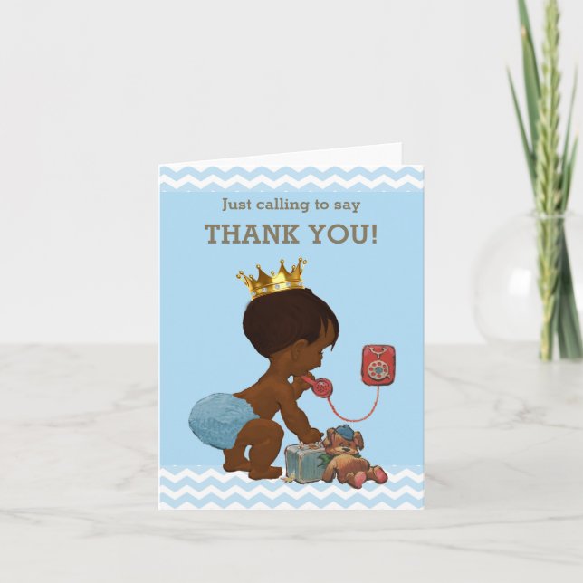 Merci Ethnic Prince sur le Baby shower téléphoniqu (Devant)