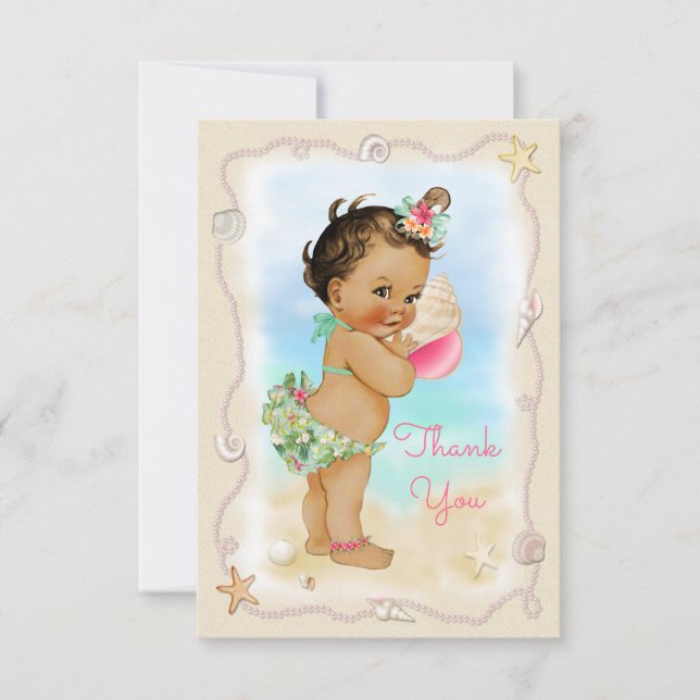 Merci ethnique de Shell de conque de bébé de plage (Devant)