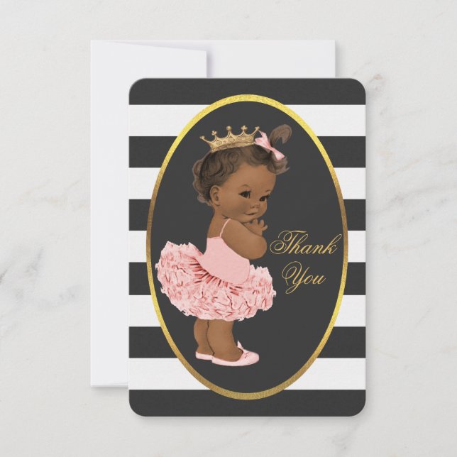 Merci ethnique mignon de princesse Stripes de tutu (Devant)