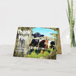 Merci Farm Carte de remerciements