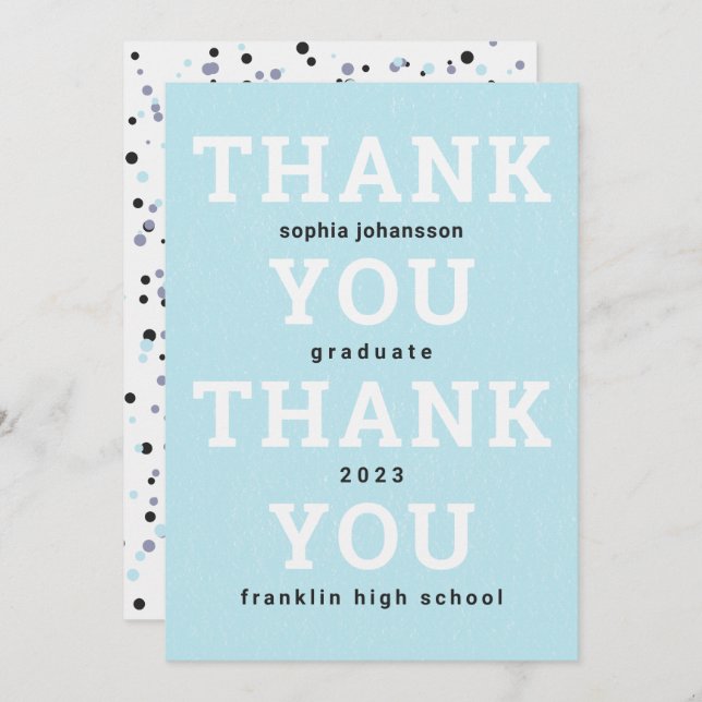 Merci Flat Graduation Arctic Blue (Devant / Derrière)