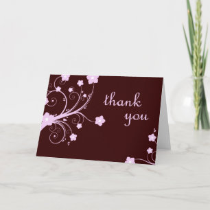 merci : fleurs roses :