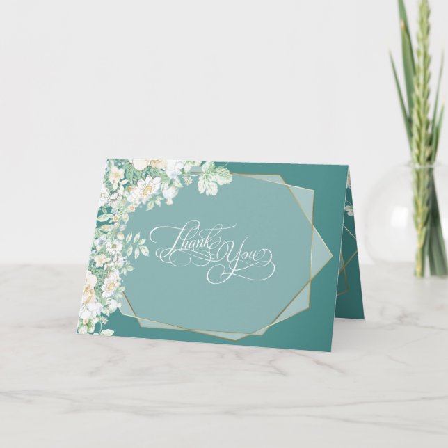 Merci | Fleurs sauvages et baies géométrique (Devant)