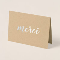 Merci Französisch Vielen Dank Brushstroke Script S
