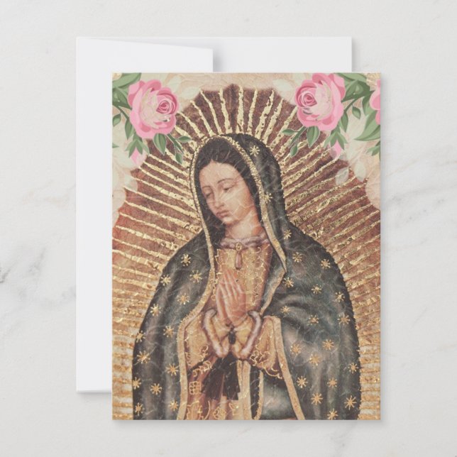Merci funèbre espagnol Guadalupe Mary (Devant)