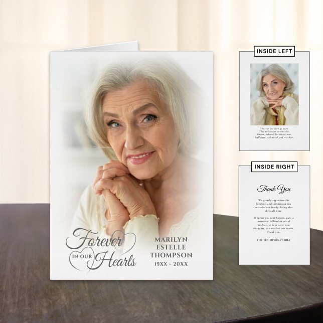 Merci funéraire pour toujours dans nos coeurs 2 Ph (Créateur téléchargé)