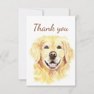 Merci Golden Retriever Chien Animal Blank à l'inté