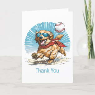 Merci Golden Retriever Jouer au baseball