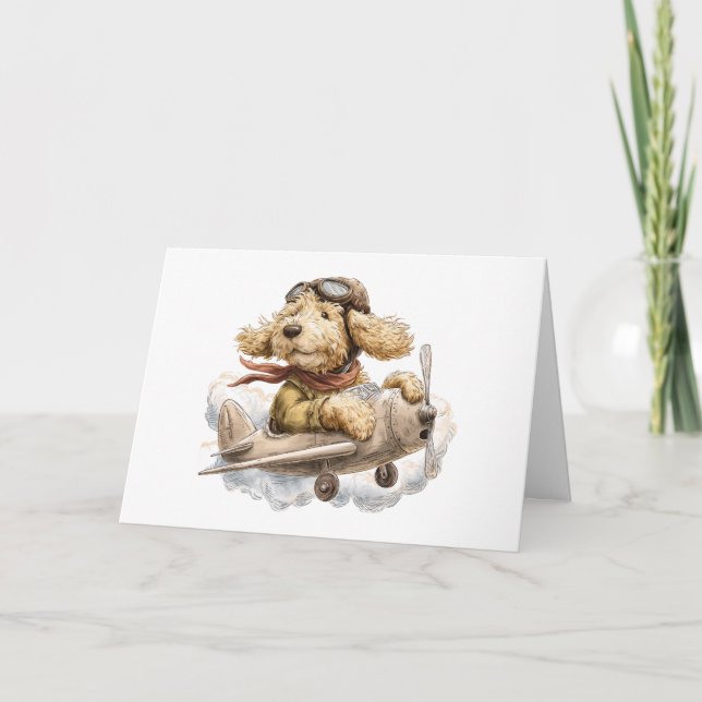 Merci Goldendoodle Dog Avion (Devant)