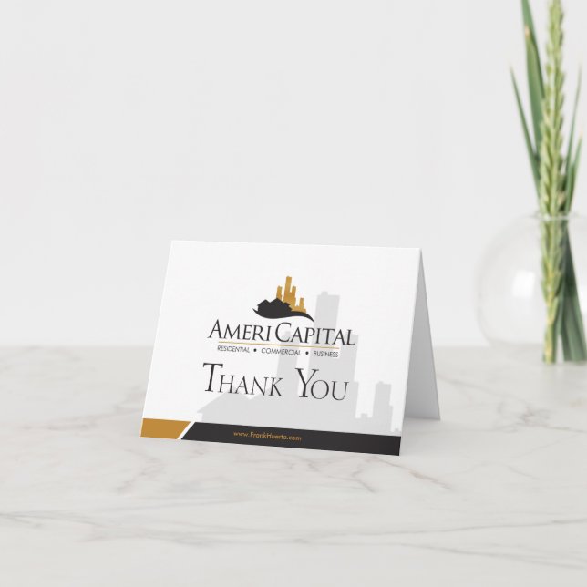 Merci Immobilier PERSONNALISÉ Pour Votre Entrepris (Devant)