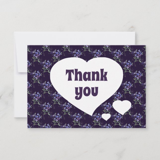 Merci Jardin Fleur Pois doux Motif Floral (Devant)