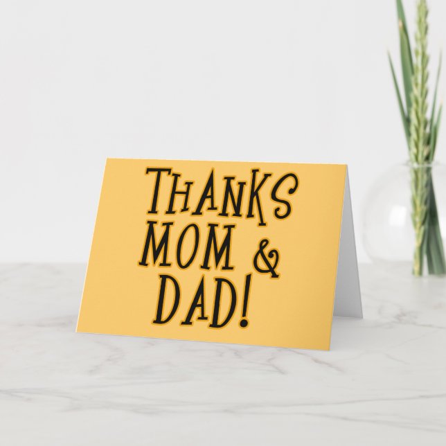 MERCI MAMAN et PAPA ! Produit de T-shirt ou de (Devant)