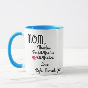 Merci Maman Mug - Custom Mother’s Day Gift