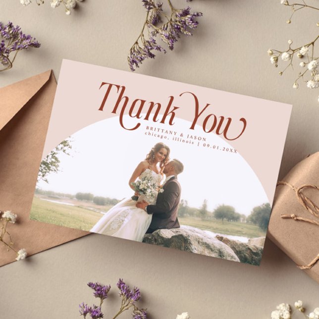 Merci Mariage à arc rose (Créateur téléchargé)