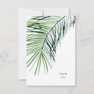 Merci Mariage blanc de palme tropicale