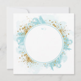 Merci Mariage de Parties scintillant d'aquarelle M