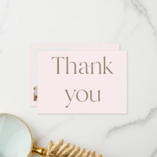 Merci Mariage de photo Blush contemporain