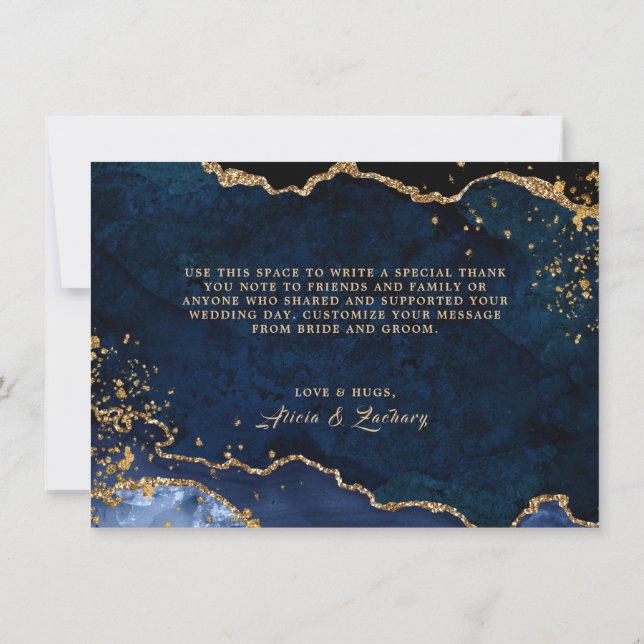 Merci Mariage de poussière de Parties scintillant  (Dos)