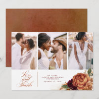 Merci Mariage en bois en terre cuite 3 photos