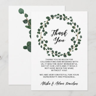 Merci mariage Eucalyptus Parties scintillant Feuil
