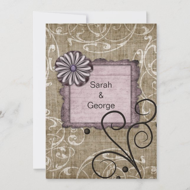 Merci mariage pourpre (Devant)