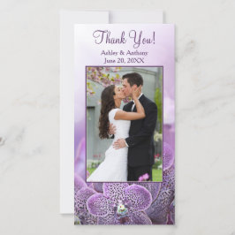 Merci Mariage violet orchidée