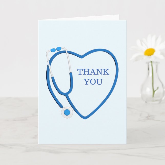 Merci Médecins Infirmière carte - Travailleurs de  (Petite plante)