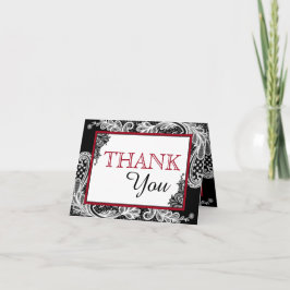 Merci moderne de Goth de noir blanc de dentelle