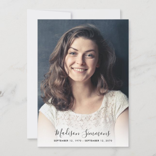 Merci moderne Funérailles Sympathie (Devant)