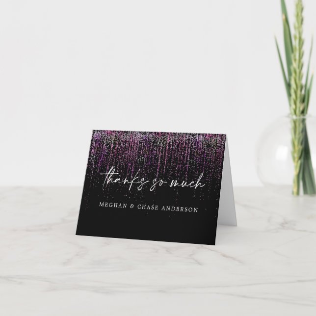 Merci moderne Parties scintillant Edgy Magenta (Devant)