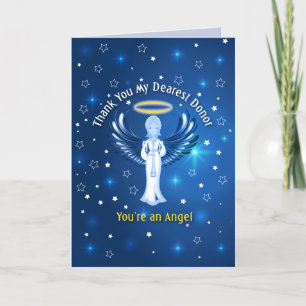 Merci mon plus cher donateur - bleu