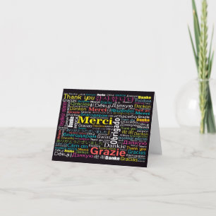 Merci multiculturel ou note blanche