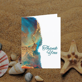 Merci mystique Turquoise de corail Abstrait