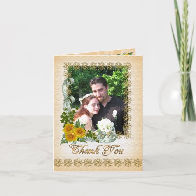 Merci note Carte pour l'image (Devant)