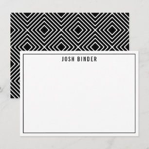 MERCI NOTER moderne nom minimal noir blanc