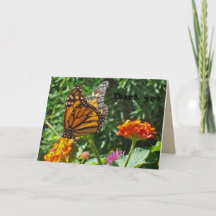 Merci papillon Monarque avec des ailes à voler