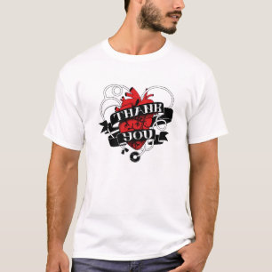 "Merci" par Ellis Ringle White Tshirt