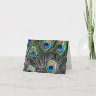 Merci Peacock noir et blanc