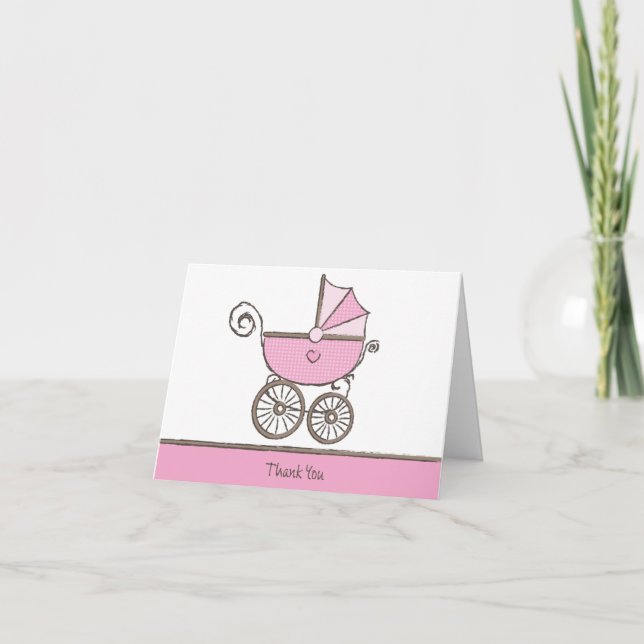 Merci personnalisable - Baby Girl (Devant)