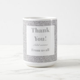 Merci personnalisé de nous tous mug