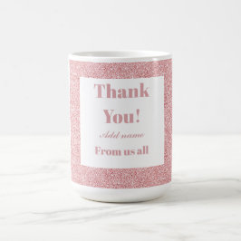 Merci personnalisé de nous tous mug