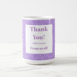 Merci personnalisé de nous tous mug