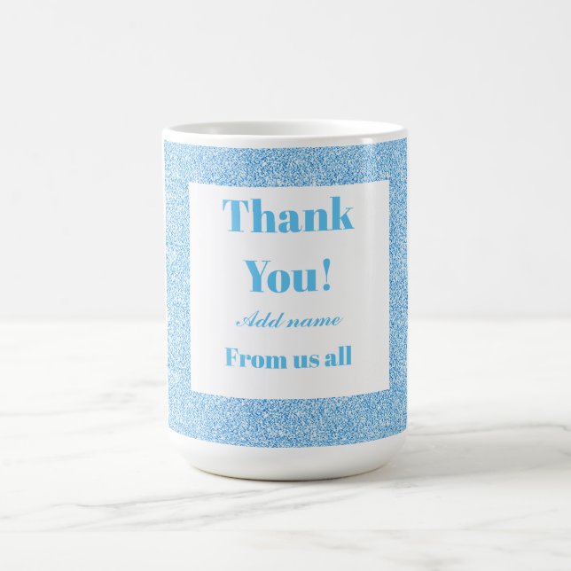 Merci personnalisé de nous tous mug (Centre)