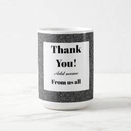 Merci personnalisé de nous tous mug