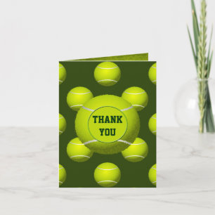 Merci personnalisé par thème de tennis de partie
